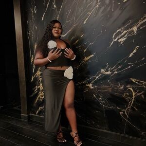 Black One-Shoulder Top worn once ‼️